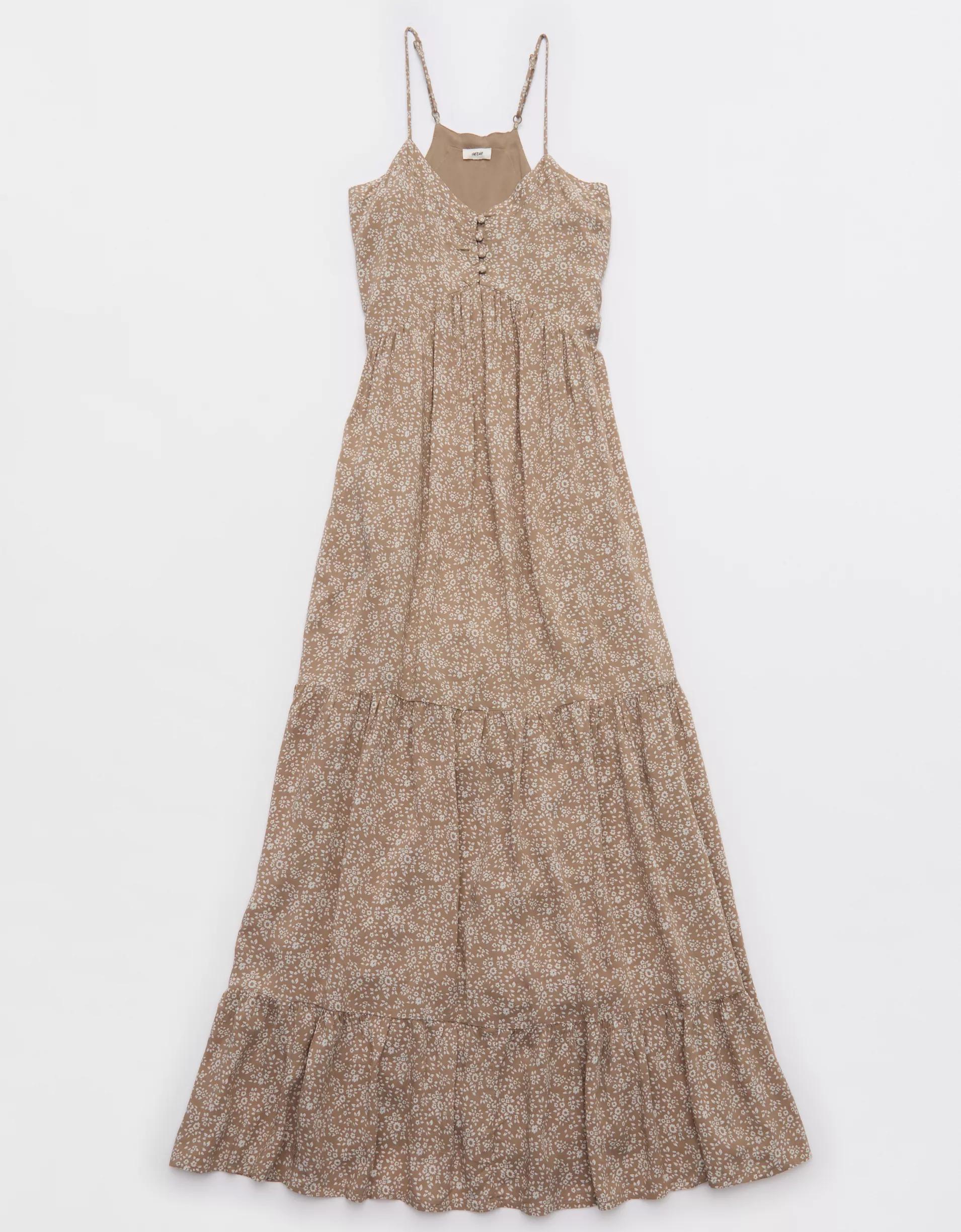 Aerie Printed Maxi Dress Product Image