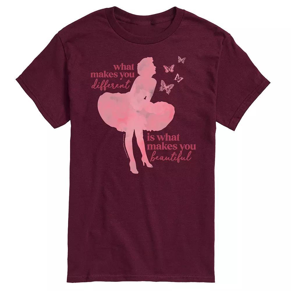 Mens Marilyn Monroe Makes You Beautiful Tee Product Image