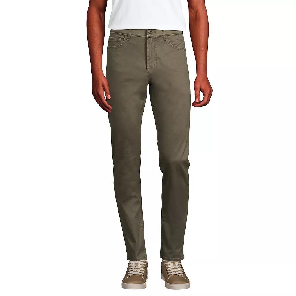 Men's Lands' End Slim-Fit Hybrid Pants, Size: 33, Green Product Image