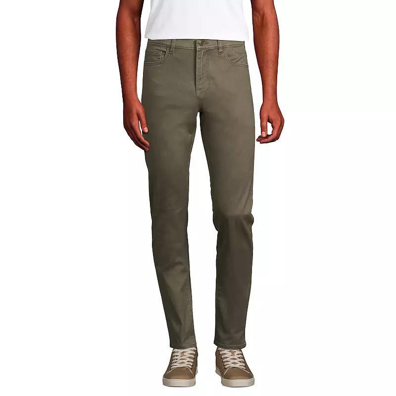 Men's Lands' End Slim-Fit Hybrid Pants, Size: 33, Green Product Image