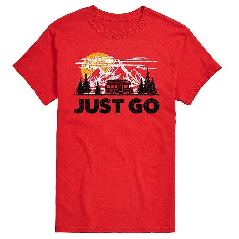 Big & Tall Just Go Graphic Tee, Mens Product Image