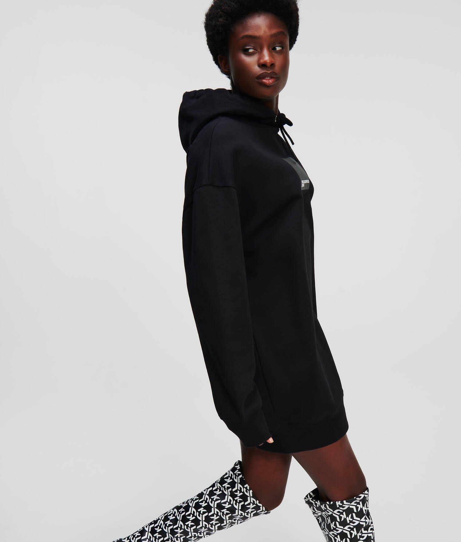 KLJ HOODED SWEAT DRESS Product Image