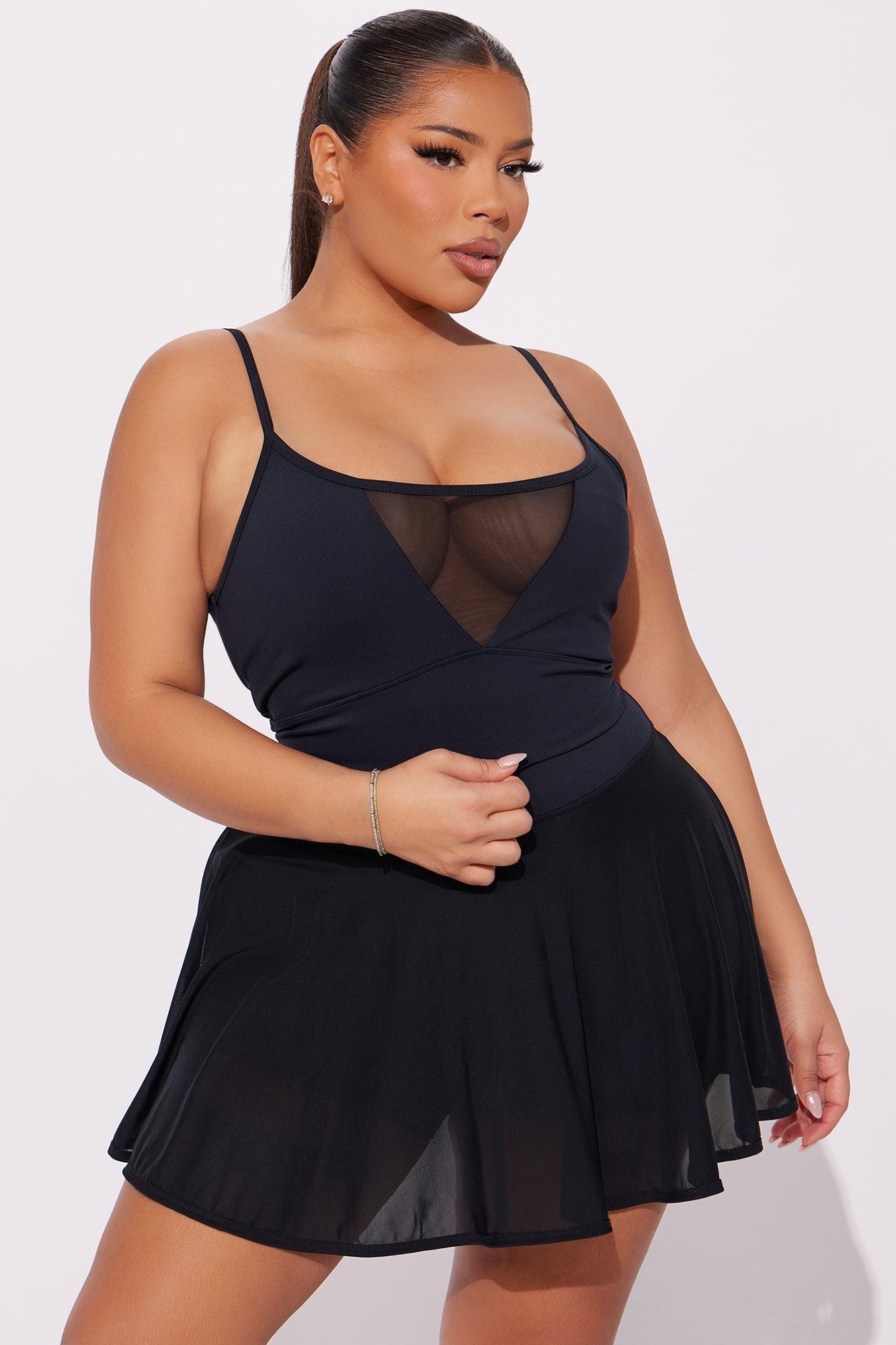 En Pointe Elevate Active Skirt Set - Black Product Image