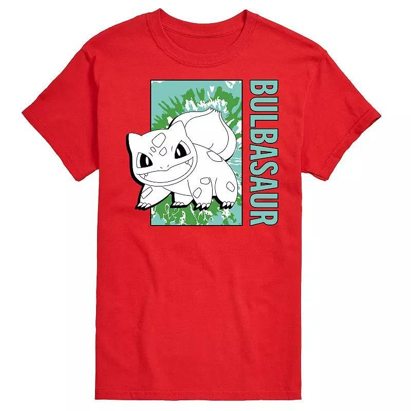 Big & Tall Pokmon Tie Dye Bulbasaur Graphic Tee, Mens Product Image