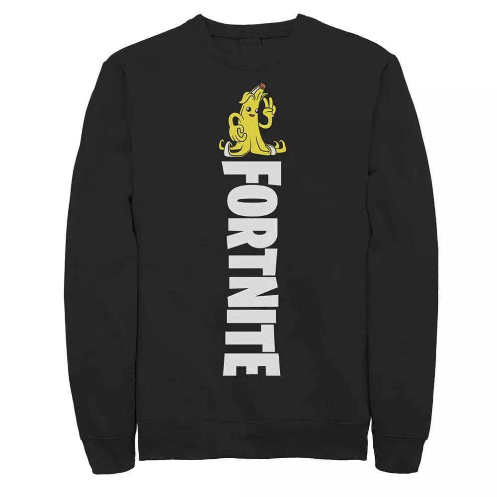Mens Fortnite Peely Peace Sign Portrait Sweatshirt Product Image