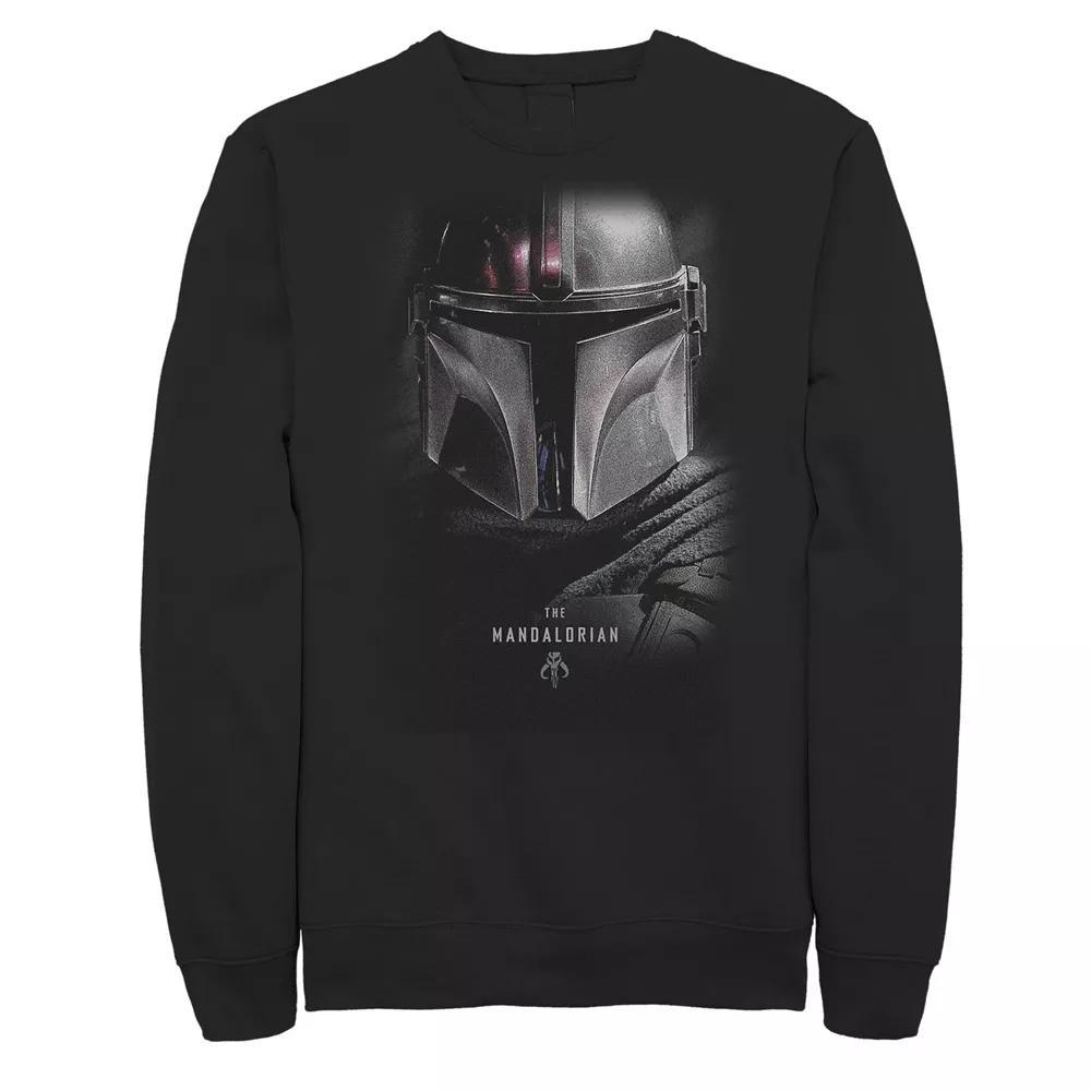 Big & Tall Star Wars The Mandalorian Bounty Hunter Shadow Sweatshirt, Men's, Size: Large Tall, Black Product Image