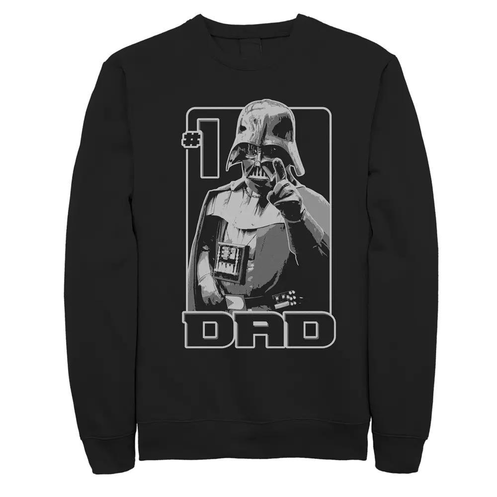 Men's The Empire Strikes Back Ep5 Still Number One Sweatshirt, Size: Small, Black Product Image