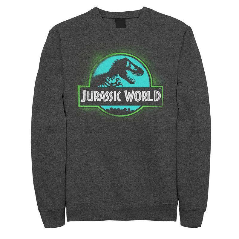 Men's I'd Rather Be Fishing Lime Green Fish About To Get Hooked Graphic Fleece, Size: Large, Black Product Image