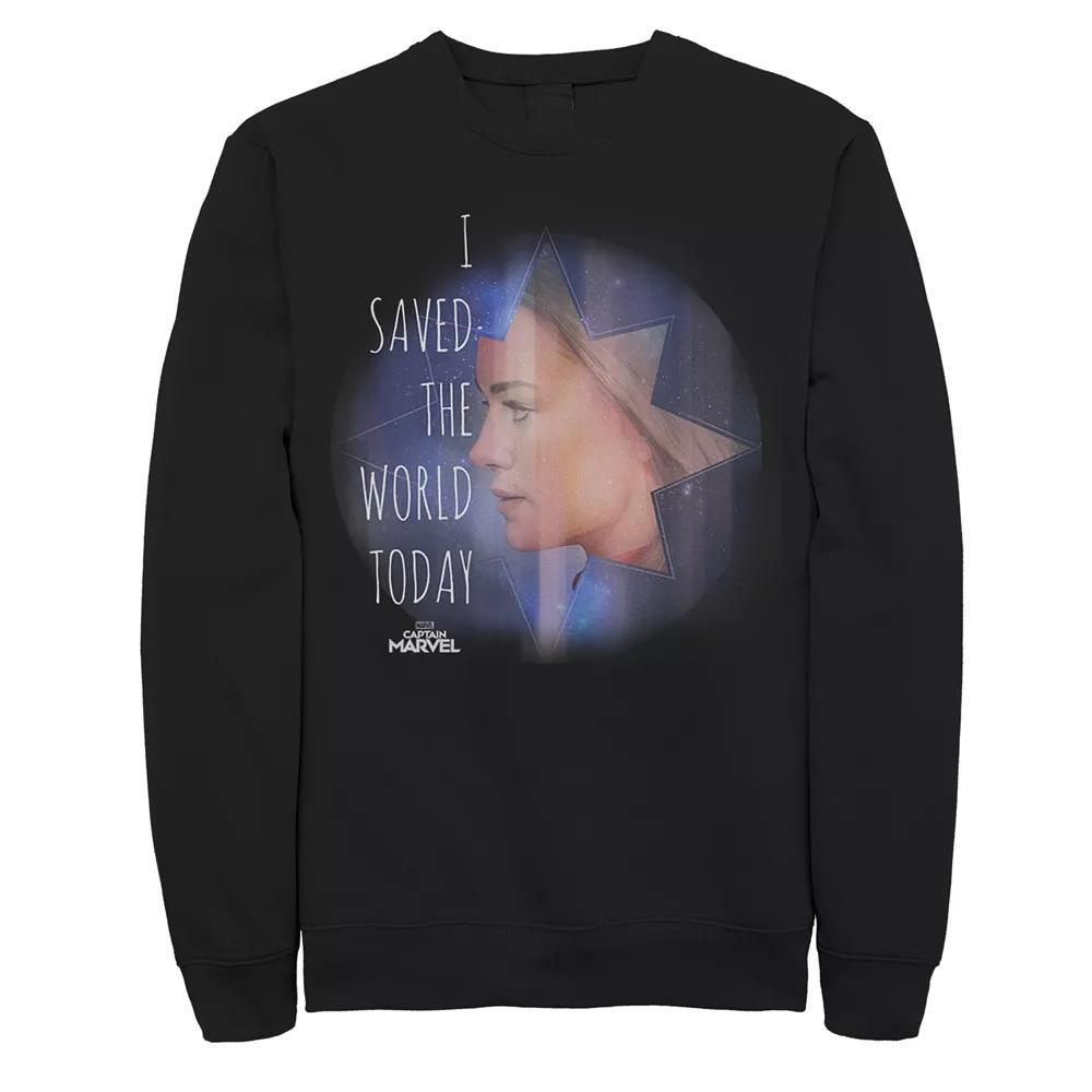 Mens Captain Marvel Saved the World Sweatshirt Product Image