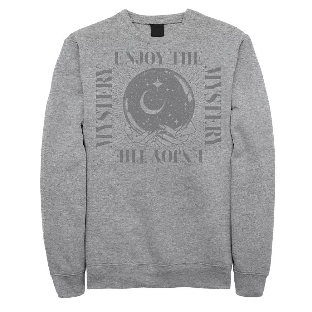 Mens Fifth Sun Enjoy The Mystery Celestial Sweatshirt Athletic Grey Product Image