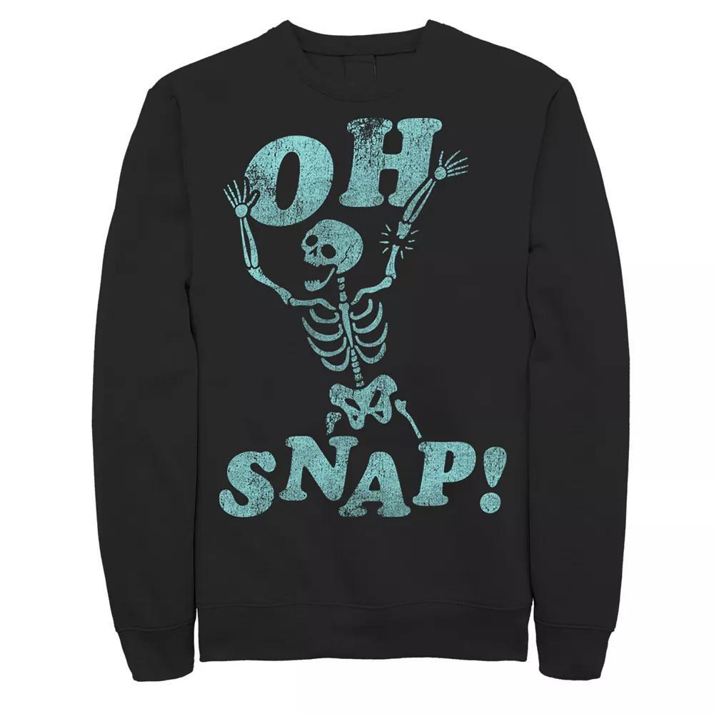 Mens Snap Humor Text Sweatshirt Product Image