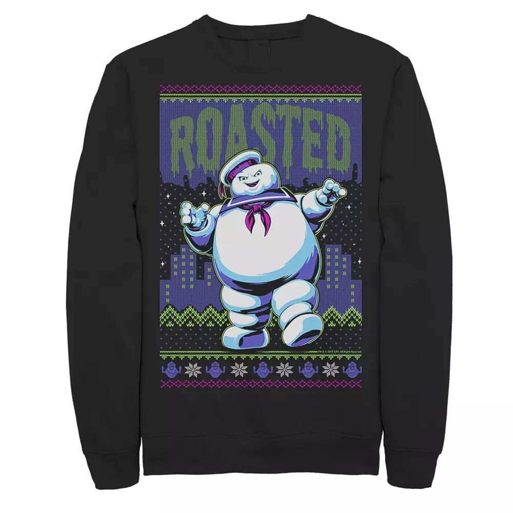 Men's Ghostbusters Stay Puft Sweatshirt, Size: Large, Black Product Image