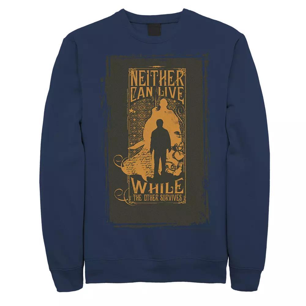 Men's Star Wars The Mandalorian The Child Cute Painted Portrait Sweatshirt, Size: XL, Black Product Image