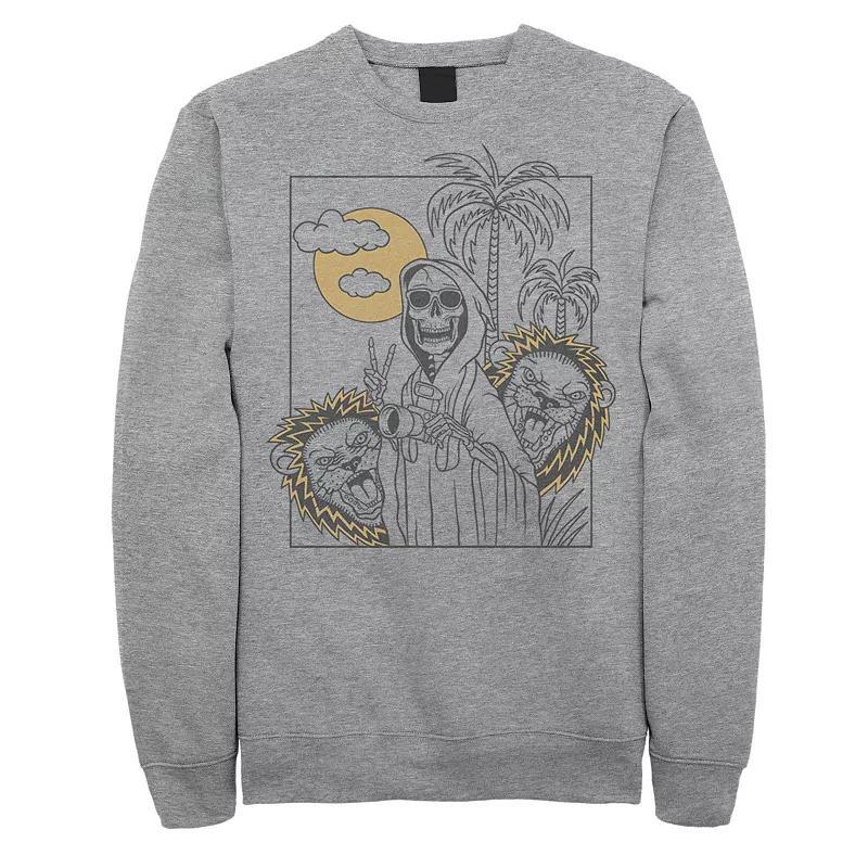 Disney / Pixar's Lightyear Men's Star Command Logo Sweatshirt, Size: Small, Athletic Grey Product Image