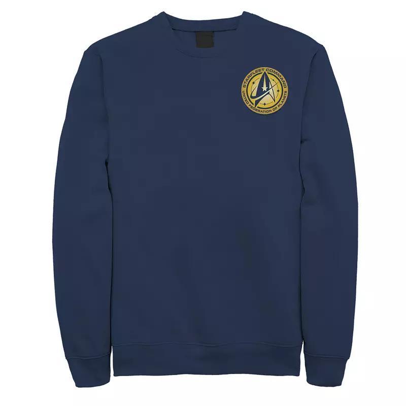 Men's Star Trek: Picard Visitor Badge Sweatshirt, Size: Large, Black Product Image