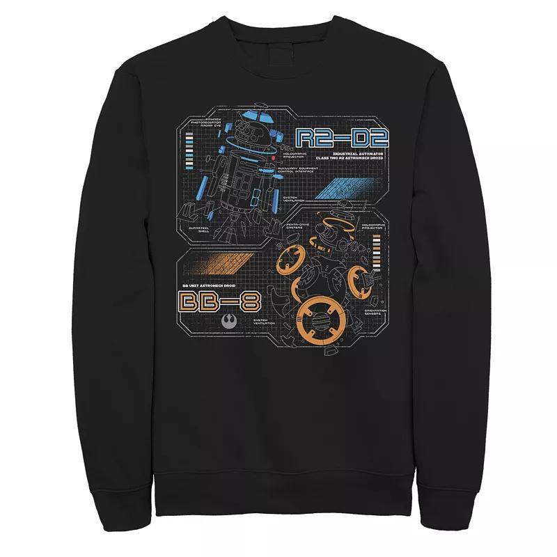 Big & Tall Star Wars The Mandalorian Varsity Child Fleece Sweatshirt, Men's, Size: Large Tall, Black Product Image