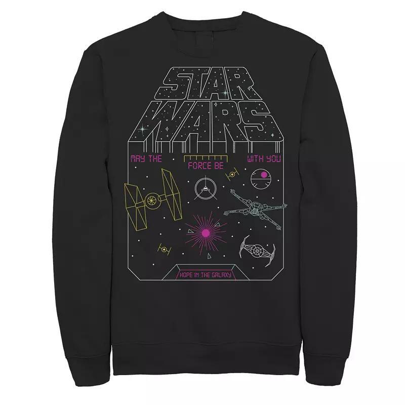 Men's Star Wars Darth Vader Chillin' Like A Villain Sweatshirt, Size: Small, Black Product Image