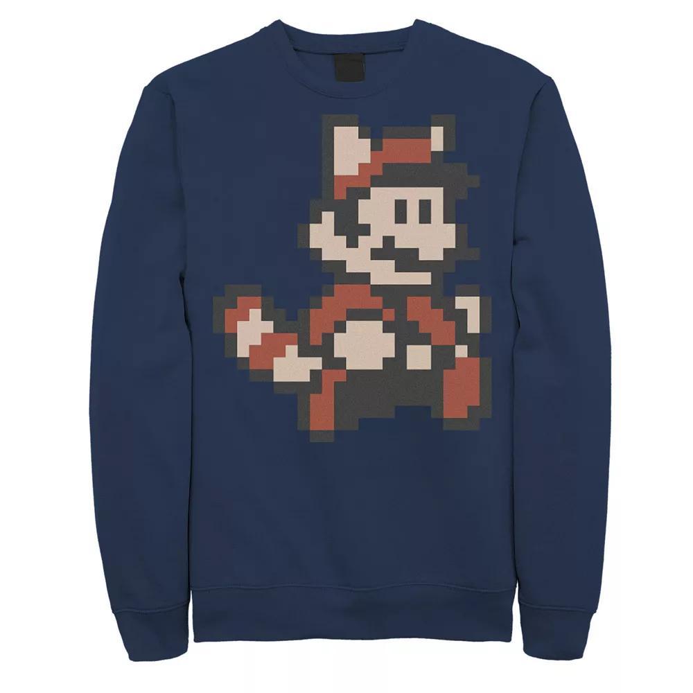 Men's Nintendo Super Mario 3 Flying Mario Sprite Sweatshirt, Size: Medium, White Product Image