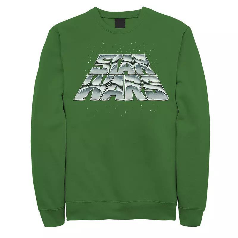 Mens Star Wars Slanting Chrome Logo Sweatshirt Product Image