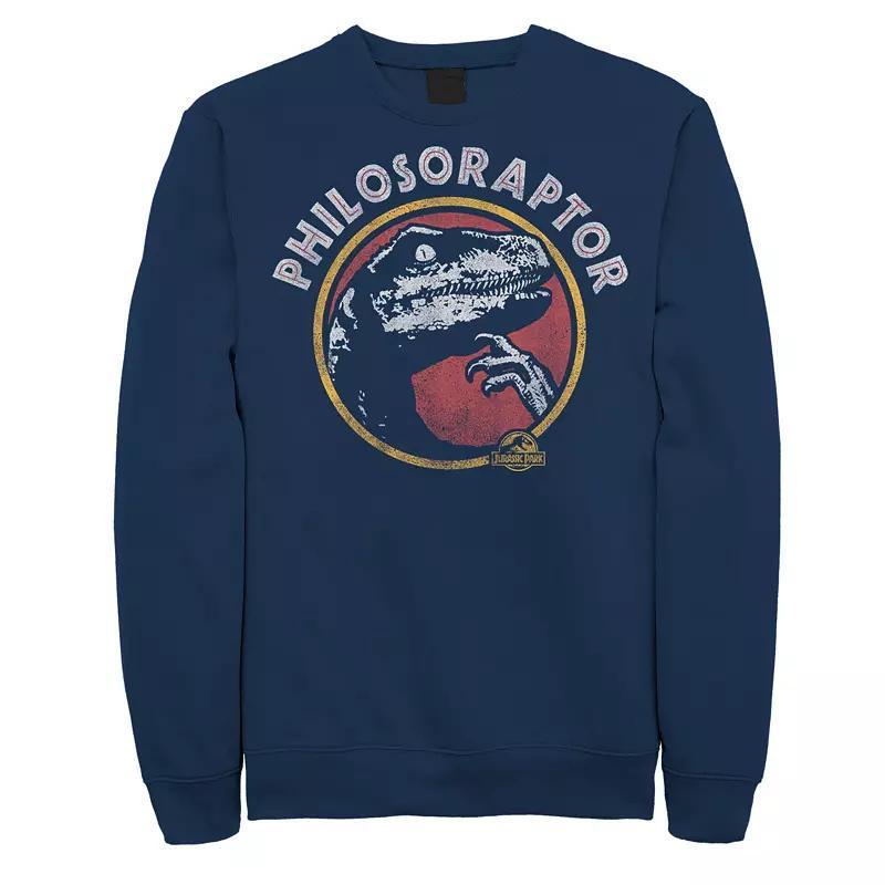 Men's Jurassic Park Philosoraptor Pose Humor Sweatshirt, Size: XL, Black Product Image