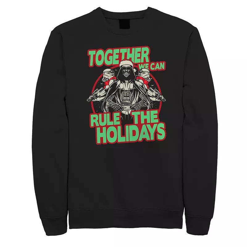 Men's Marvel Deadpool Merry Chimichangas Hanging Holiday Graphic Fleece Pullover, Size: 3XL, Red Product Image