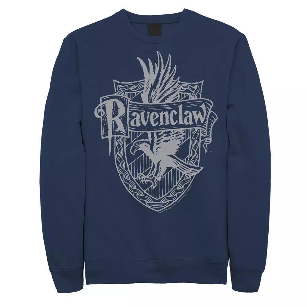 Men's Harry Potter Ravenclaw Detailed Crest Sweatshirt, Size: XXL, Black Product Image