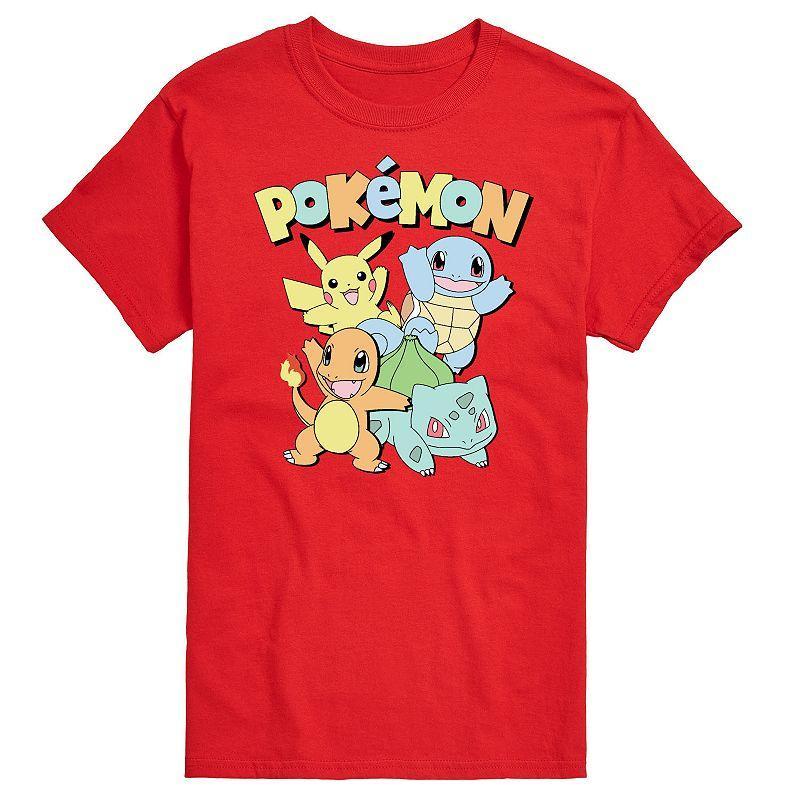 Men's Pokemon Muted Tee, Size: Large, White Product Image