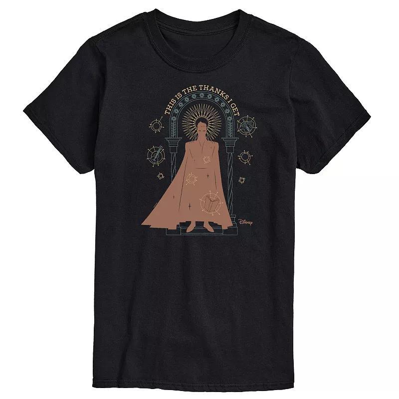 Disneys Wish Big & Tall Thanks I Get King Magnifico Graphic Tee, Mens Product Image