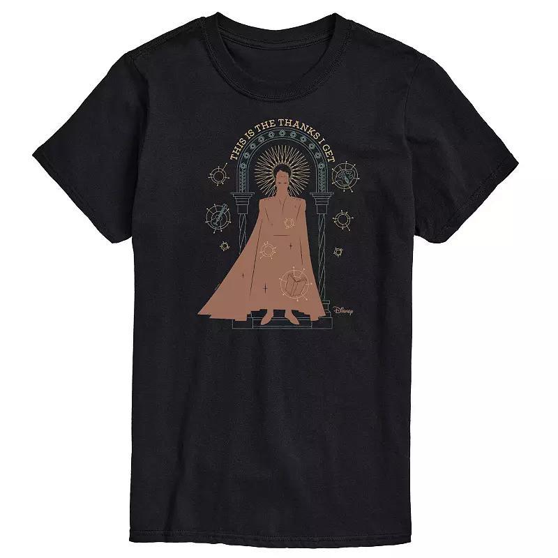 Disneys Wish Big & Tall Thanks I Get King Magnifico Graphic Tee, Mens Product Image
