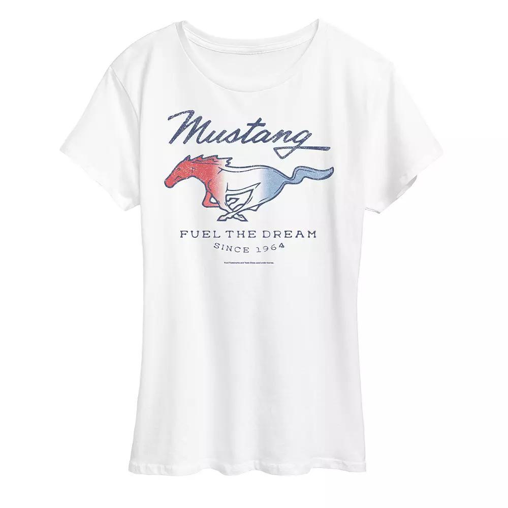 Womens Ford Mustang Fuel The Dream 1964 Graphic Tee Product Image
