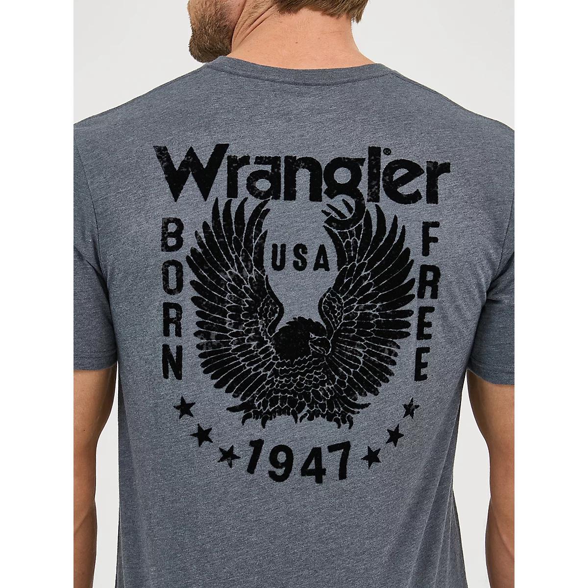 Men's Wrangler Back Graphic T-Shirt in Jet Product Image