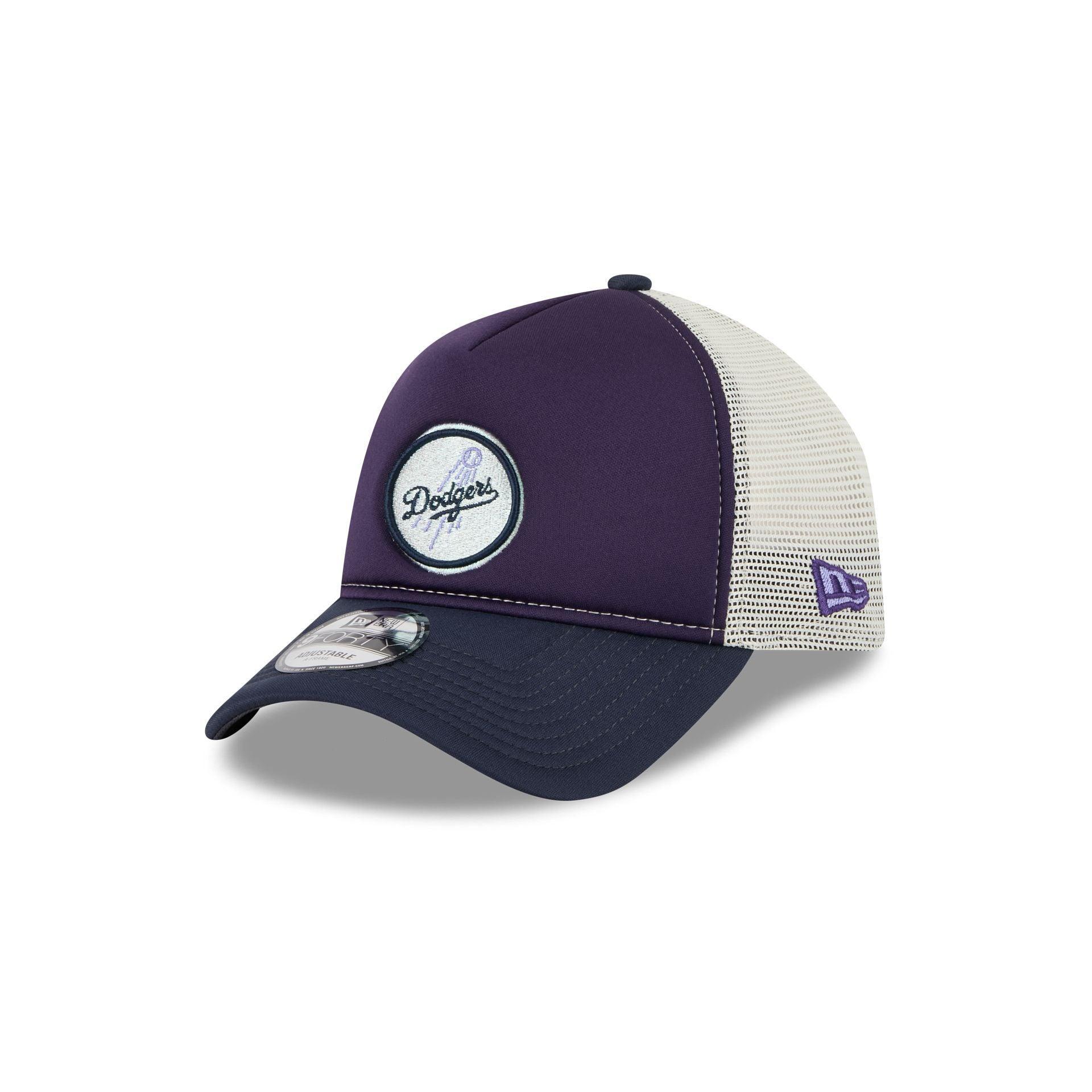 Colorado Rockies Navy Purple 9FORTY A-Frame Trucker Hat Male Product Image