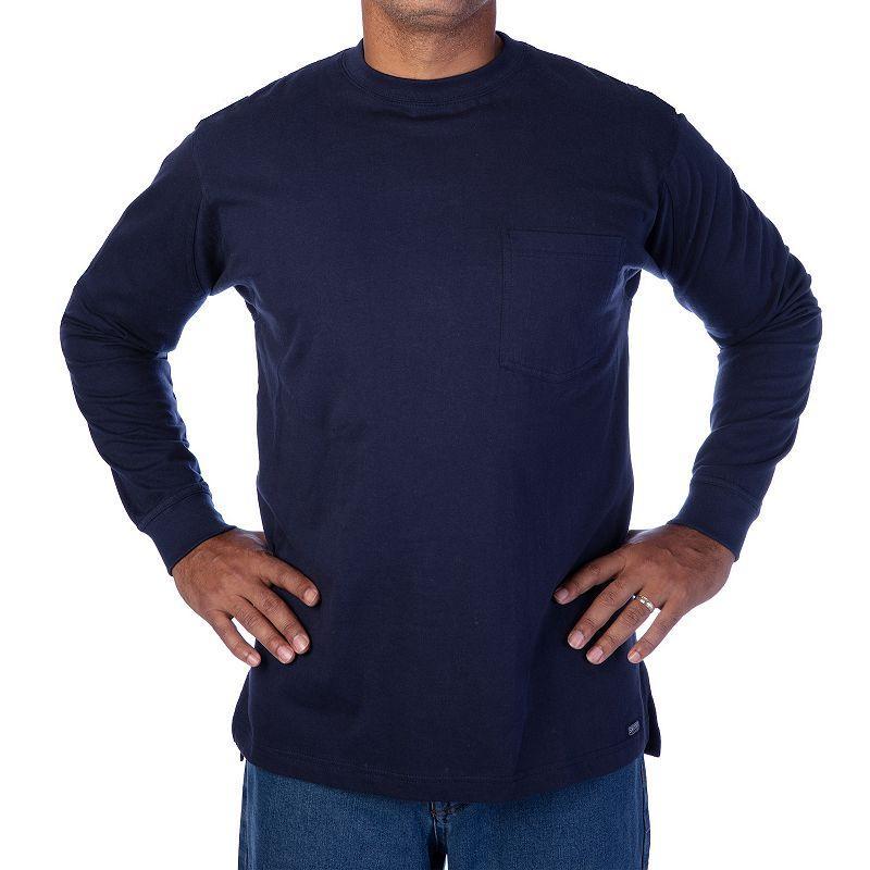 Mens Smiths Workwear Extended-Tail Pocket Tee Red Product Image