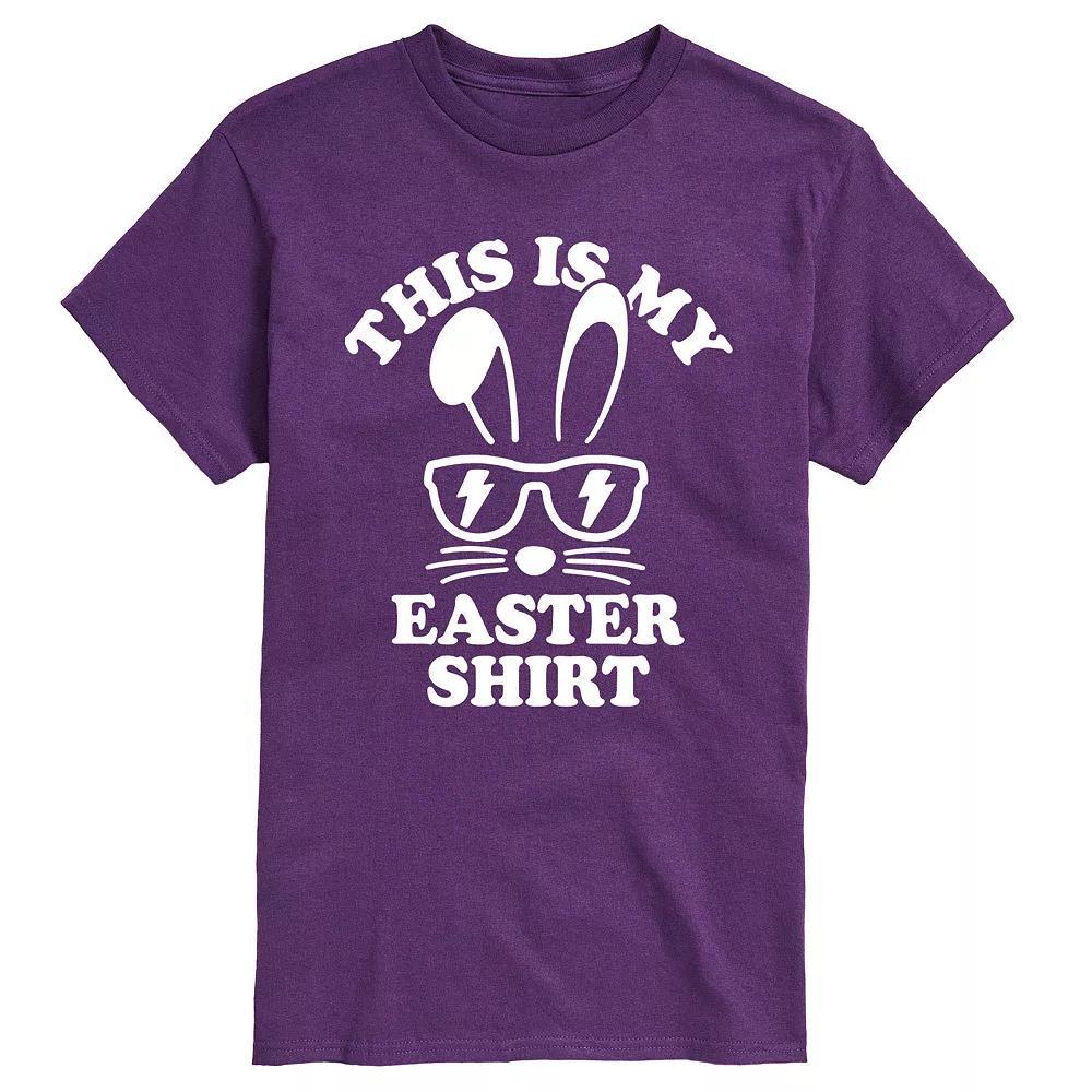 Men's This Is My Easter Shirt Graphic Tee, Size: Medium, Purple Product Image