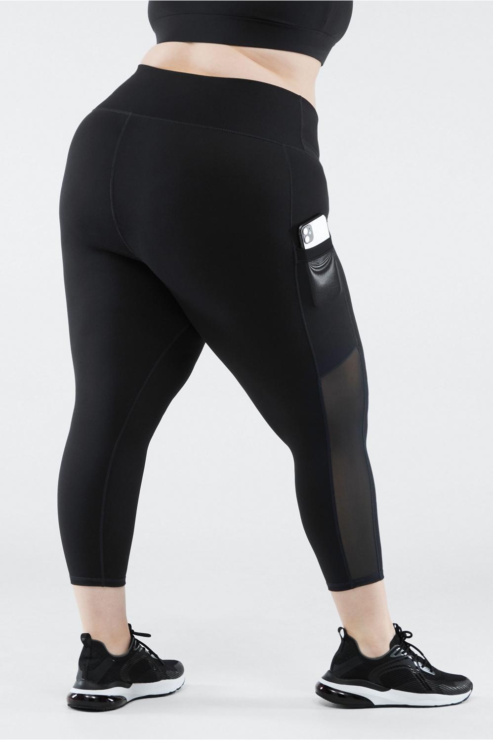 Fabletics On-the-Go High-Waisted Capri Womens black Size XS Product Image