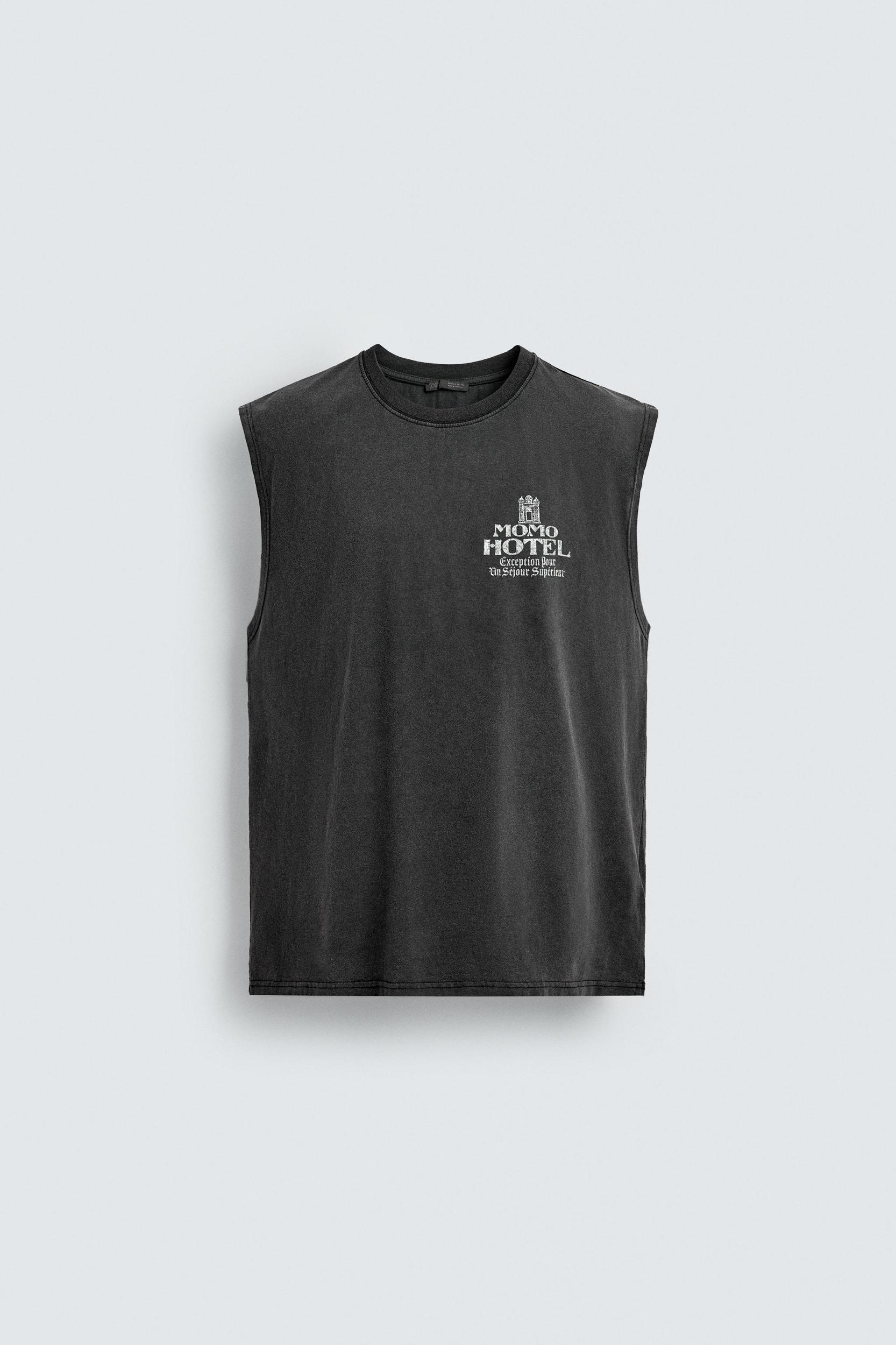 WASHED PRINT TANK TOP Product Image