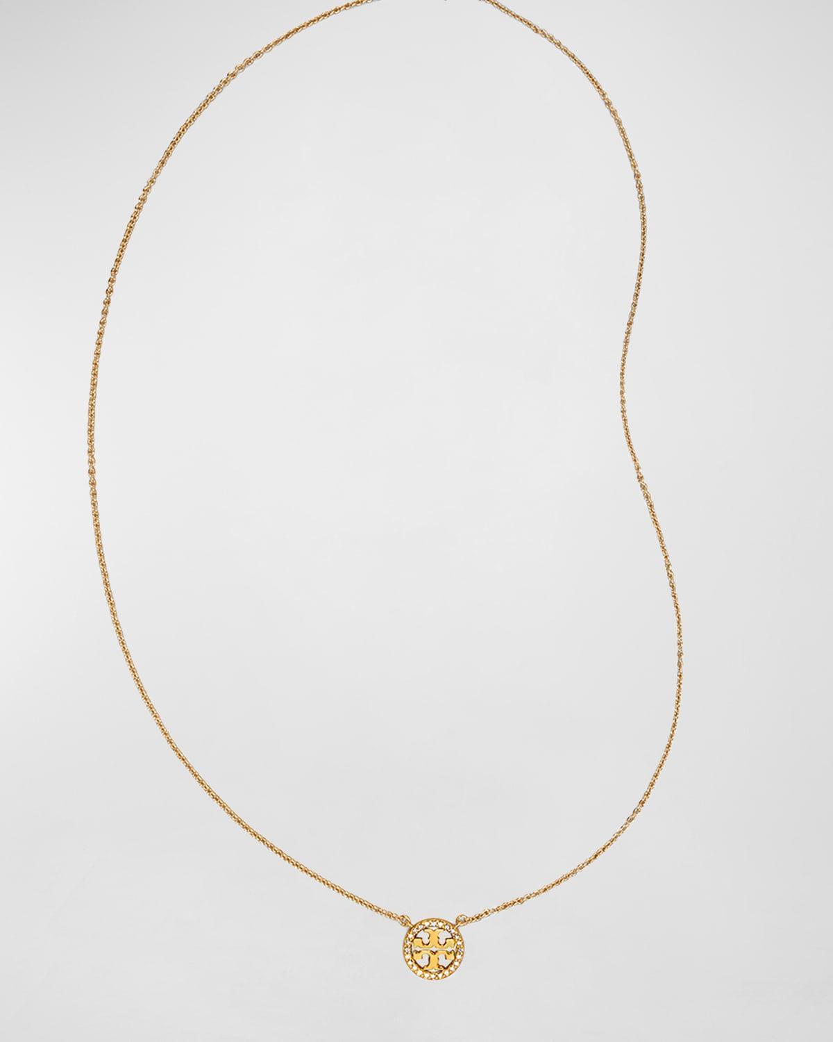 Miller Pave Logo Delicate Necklace Product Image