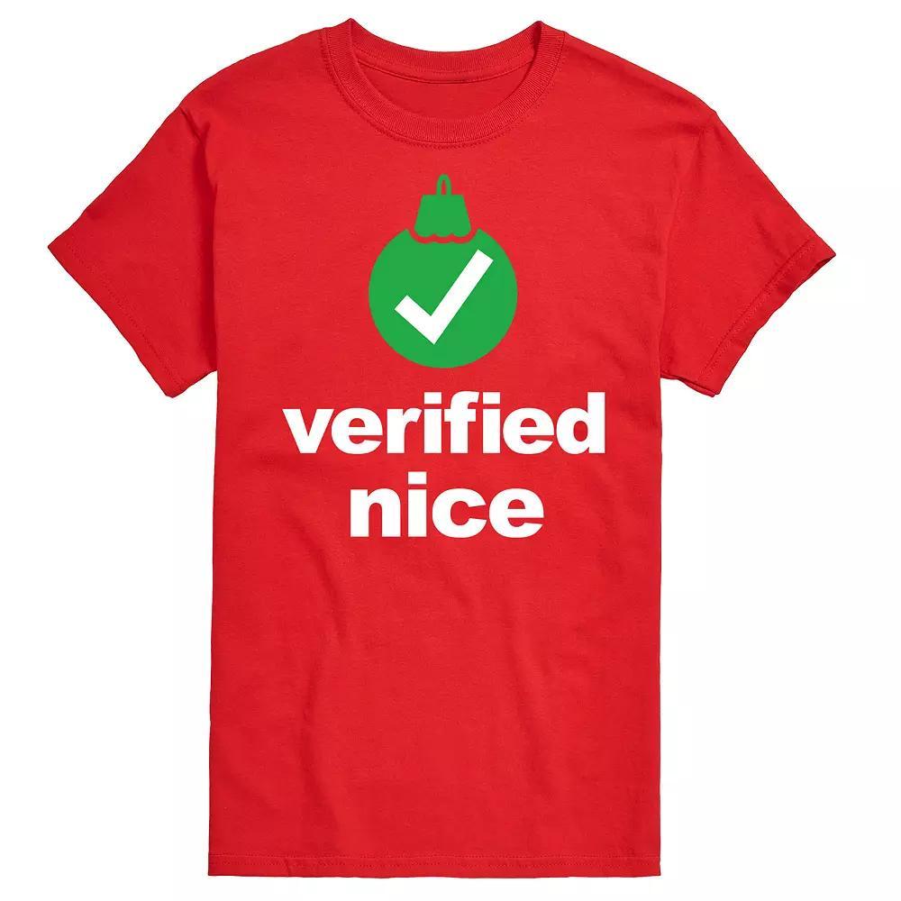 Mens Verified Nice Graphic Tee Product Image