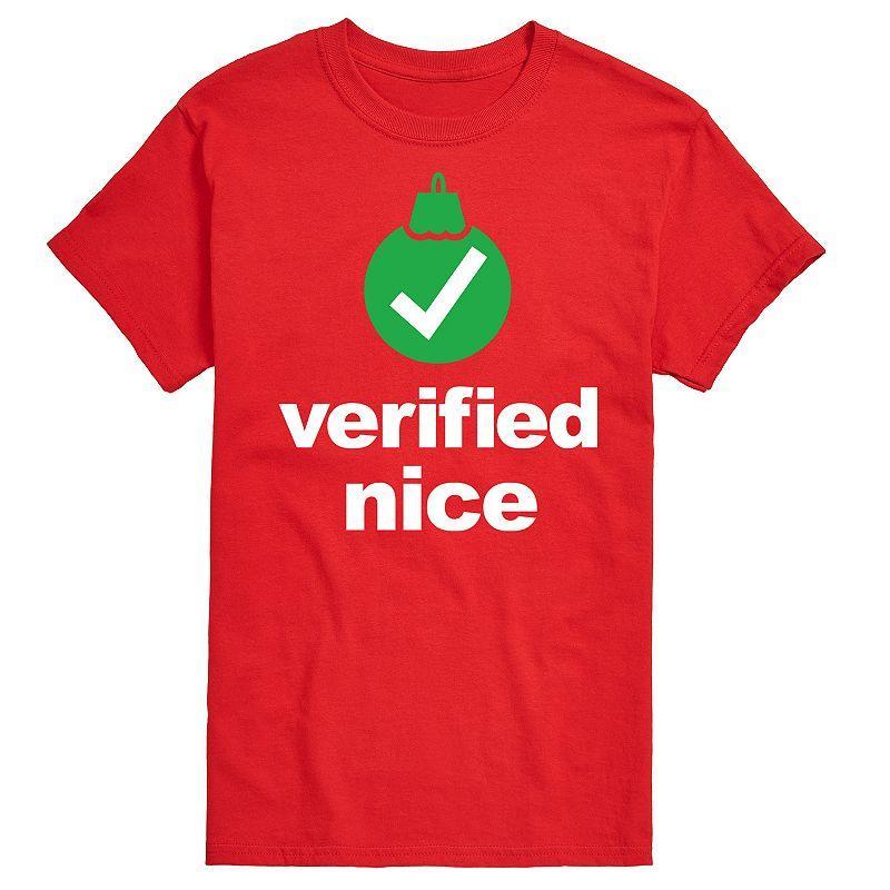 Mens Verified Nice Graphic Tee Product Image