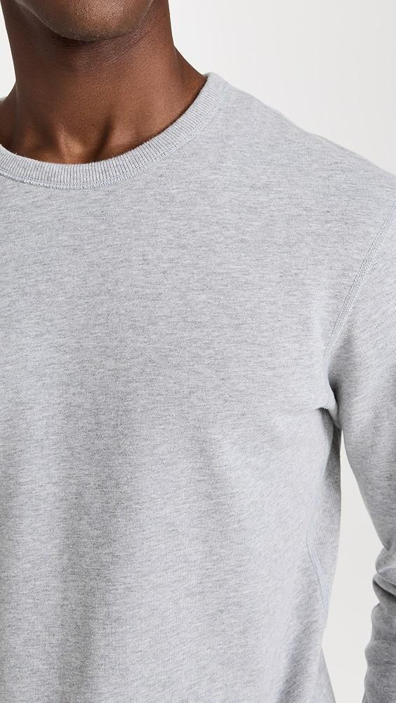 Reigning Champ Midweight Terry Slim Crewneck | Shopbop Product Image