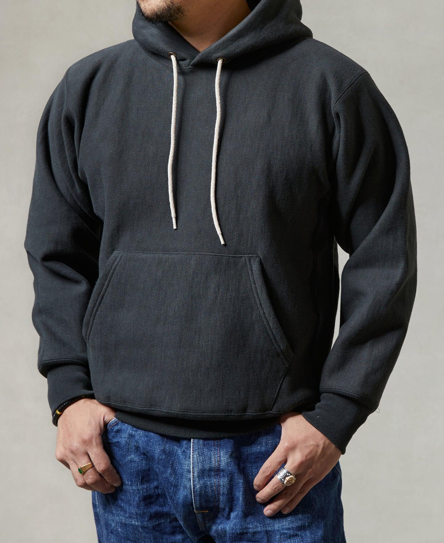 21 oz Military Academy Reverse Weave Hoodie - Black Product Image