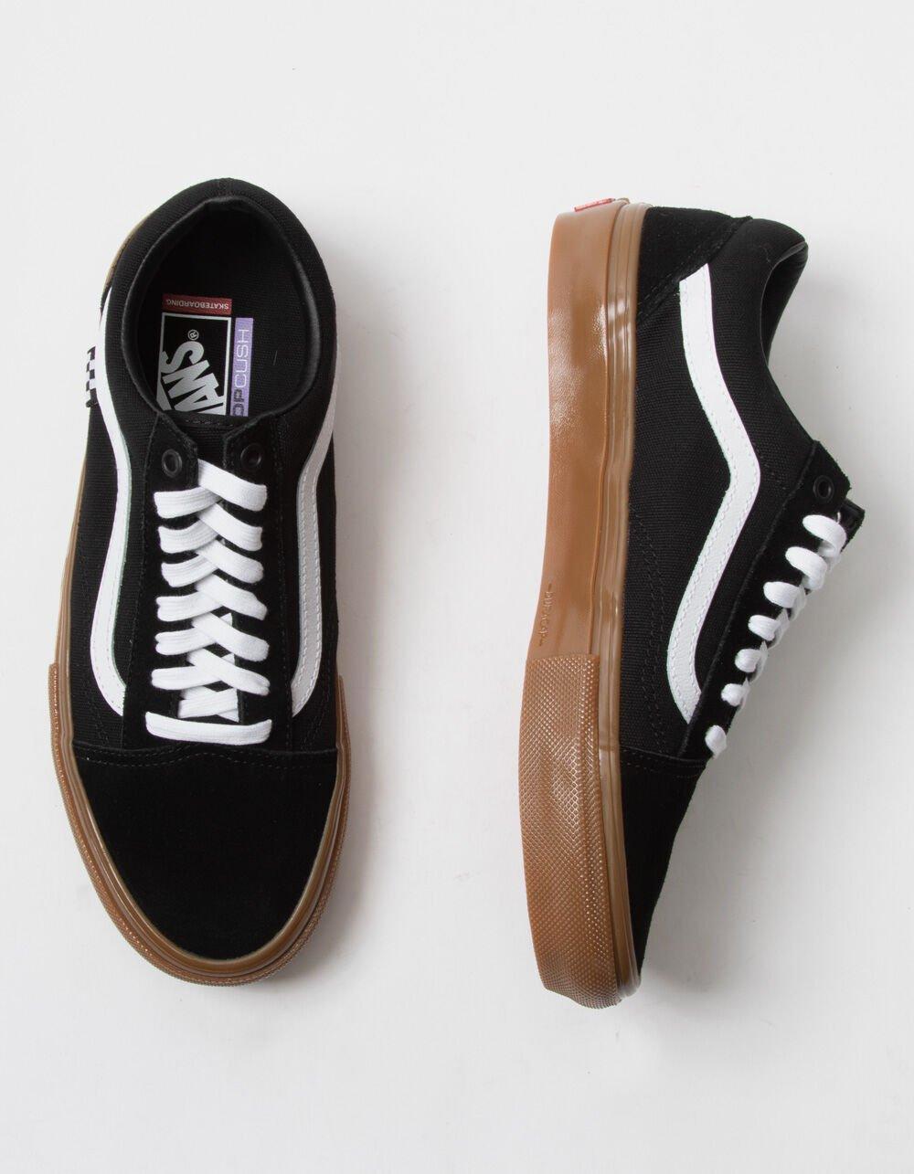 VANS Skate Black & Gum Old Skool Mens Shoes Product Image
