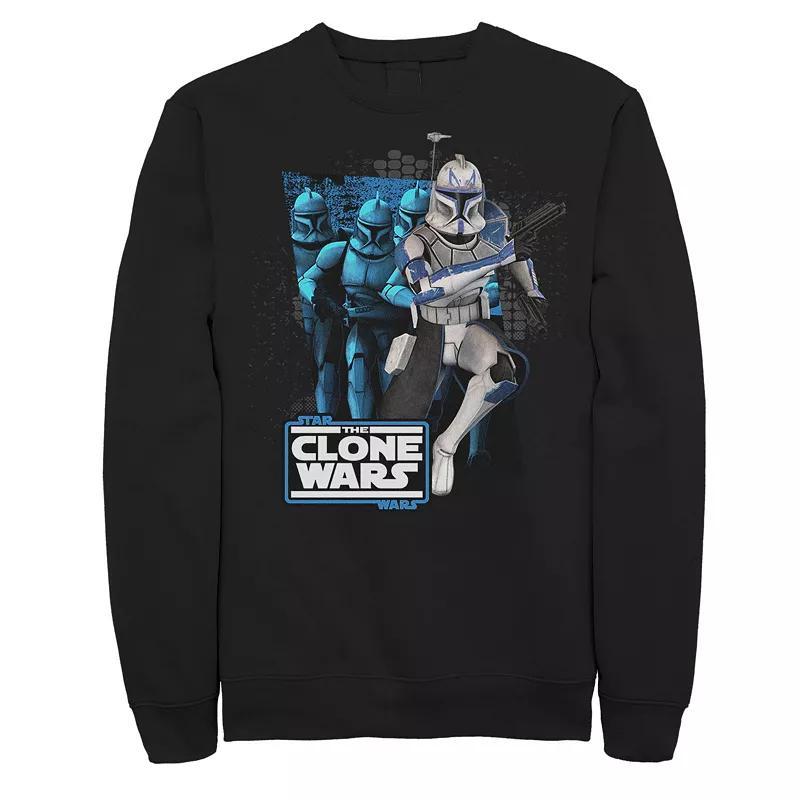 Men's Star Wars: The Clone Wars Clone Captain Rex Mashup Sweatshirt, Size: Small, Black Product Image