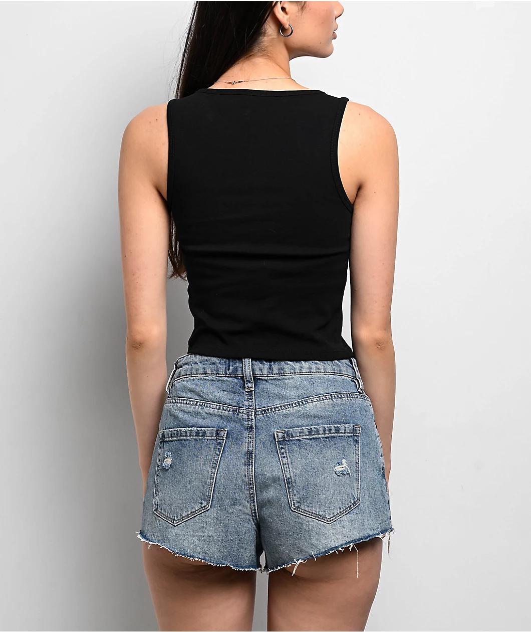 Juicy Couture Heart Licorice Crop Tank Top Product Image