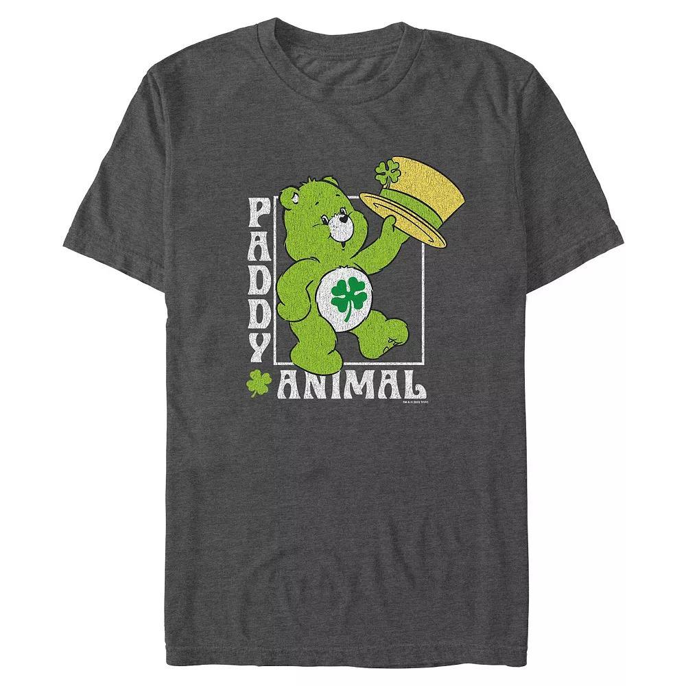 Men's Care Bears Paddy Animal Graphic Tee, Size: XL, Grey Heather Product Image