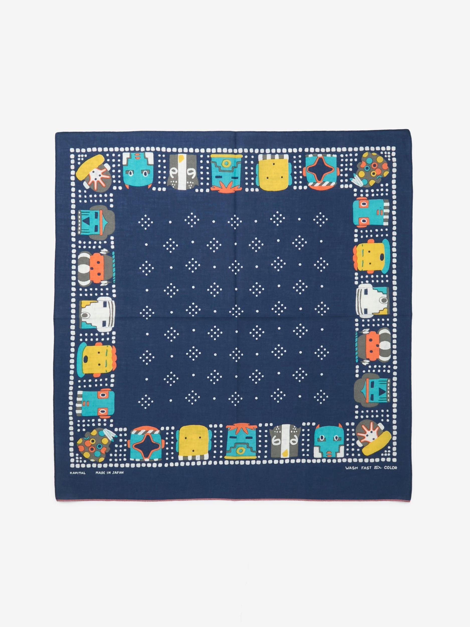 Fastcolor Selvedge Bandana (KACHINA) (Navy) Product Image