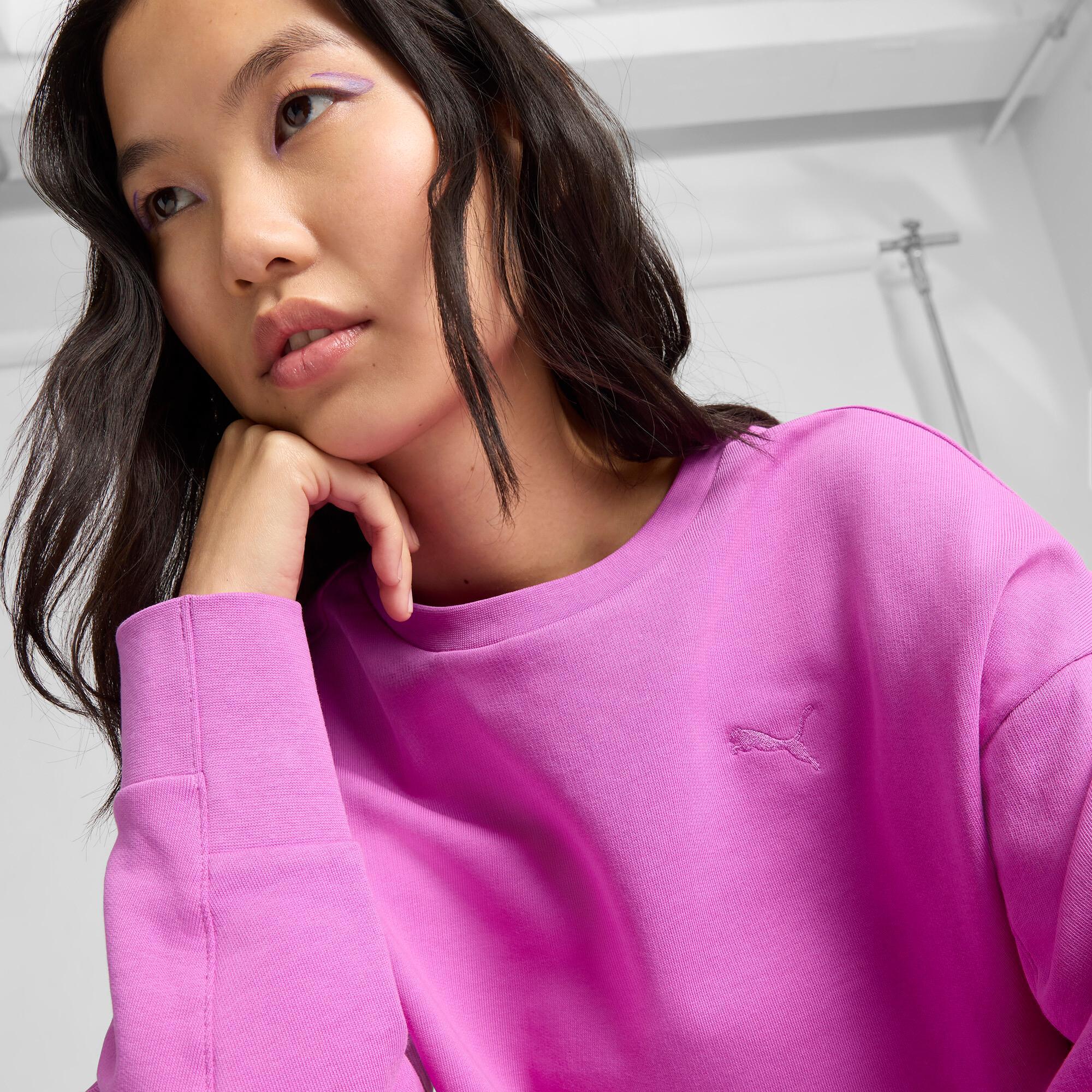 PUMA HER Women's Relaxed Crew Sweatshirt Product Image