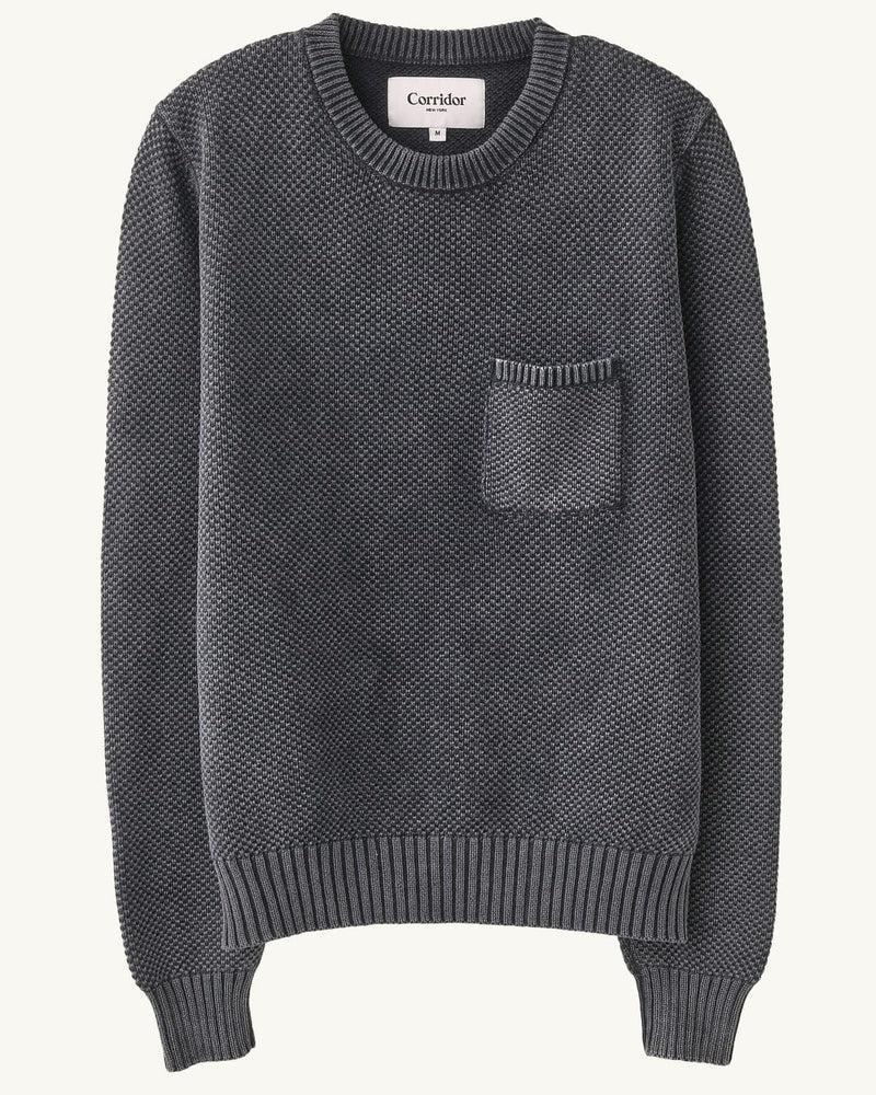 Pocket Crewneck - Navy Product Image