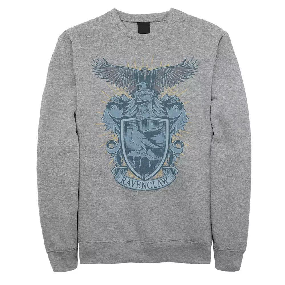 Men's Harry Potter Ravenclaw Detailed House Crest Sweatshirt, Size: XXL, Athletic Grey Product Image