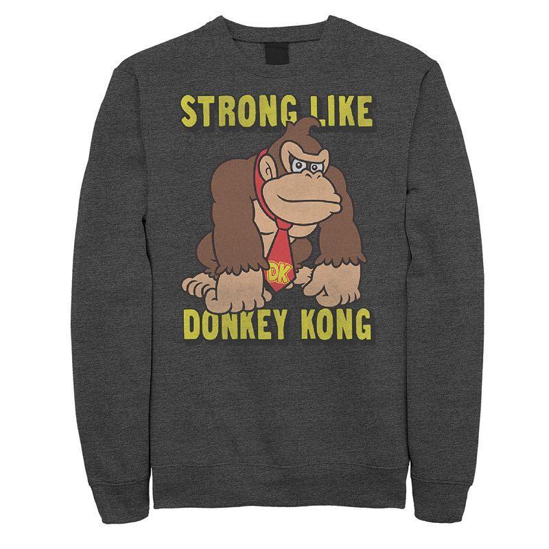 Men's Cartoon Network Adventure Time Finn & Jake Kapows Fleece, Size: Small, Grey Heather Product Image